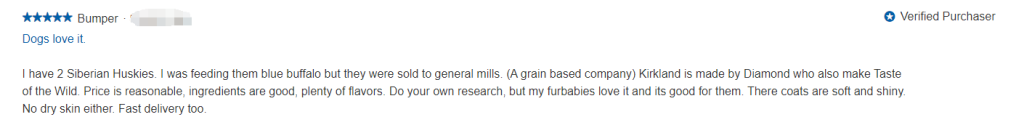 Kirkland Nature's Domain Dog Food Review